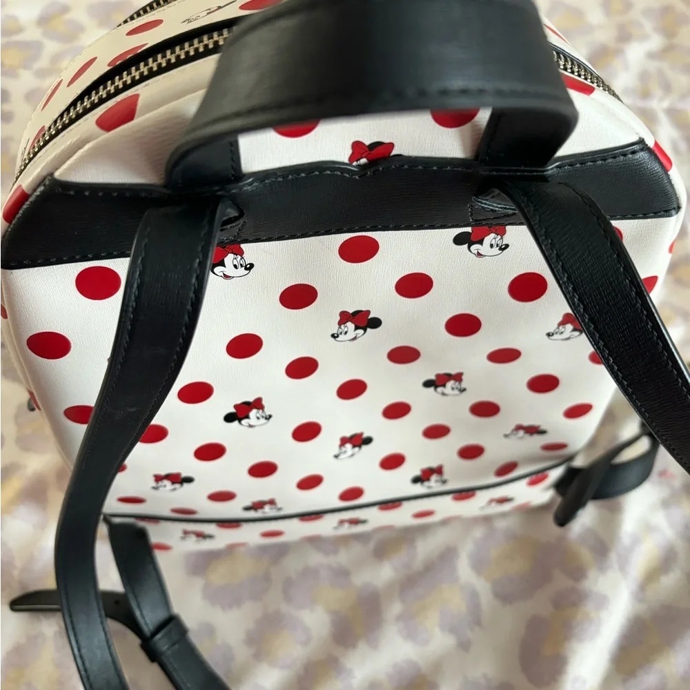 Kate Spade Minnie Mouse mini Backpack LIKE NEW - Picture 7 of 7